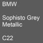 Preview: BMW, Sophisto Grey Metallic, C22.